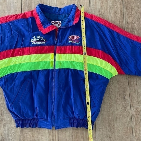VINTAGE NASCAR Jeff Gordon 24  DuPont American made racing jacket - Picture 2 of 7